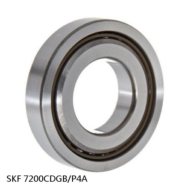 7200CDGB/P4A SKF Super Precision,Super Precision Bearings,Super Precision Angular Contact,7200 Series,15 Degree Contact Angle